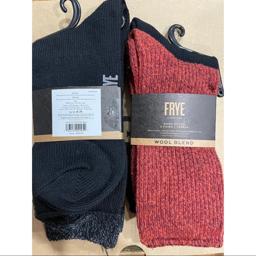 Frye wool blend socks